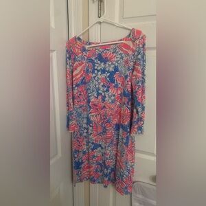Lilly Pulitzer Sz 12 Dress pink Blue